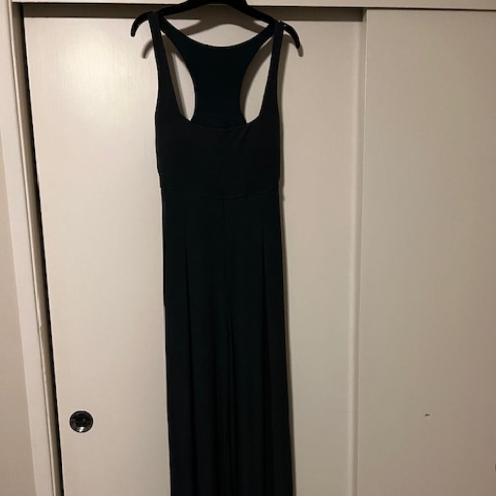 NEW PopFlex size small Go With the Flow jumpsuit blue/stormy weather